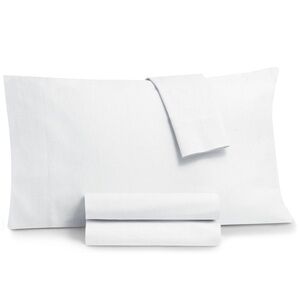 Tranquil Home Smooth Comfort 100% Cotton 4-Pc. Sheet Set, California King NWT